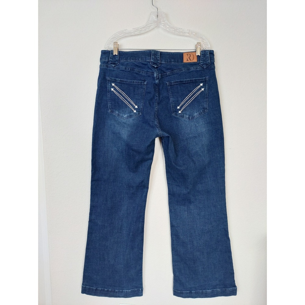 Ranch Dress'n Yoakum Trousers Arrow Pocket Bootcut Western Denim Jeans Size XL - Picture 5 of 10